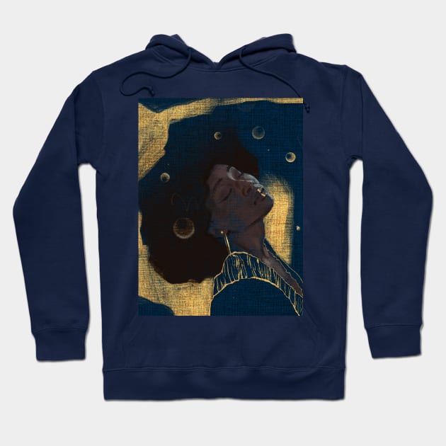 Black Moon Hoodie by IlyaArtist